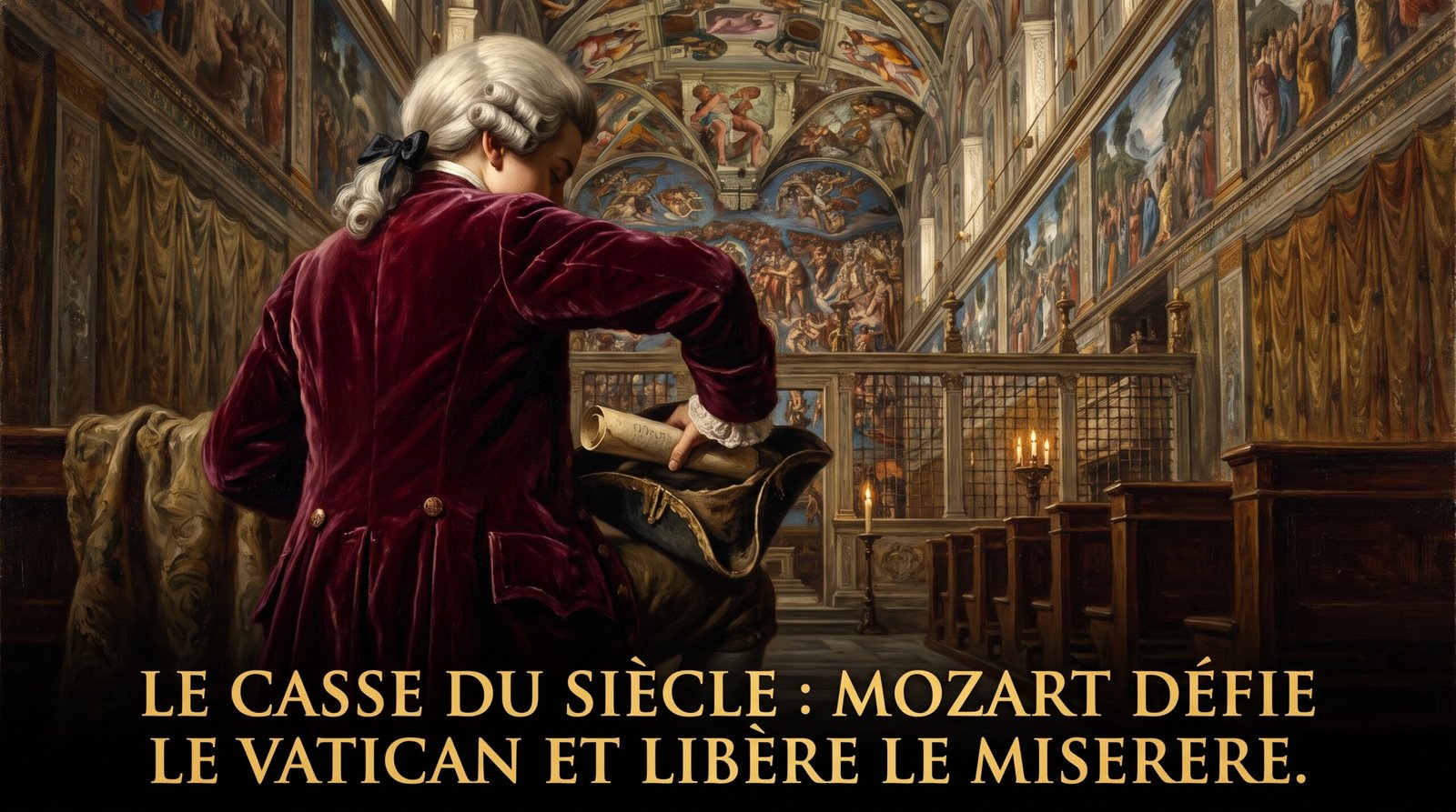 Le premier piratage de l&rsquo;histoire de la musique : Mozart Vs Miserere d&rsquo;Allegri