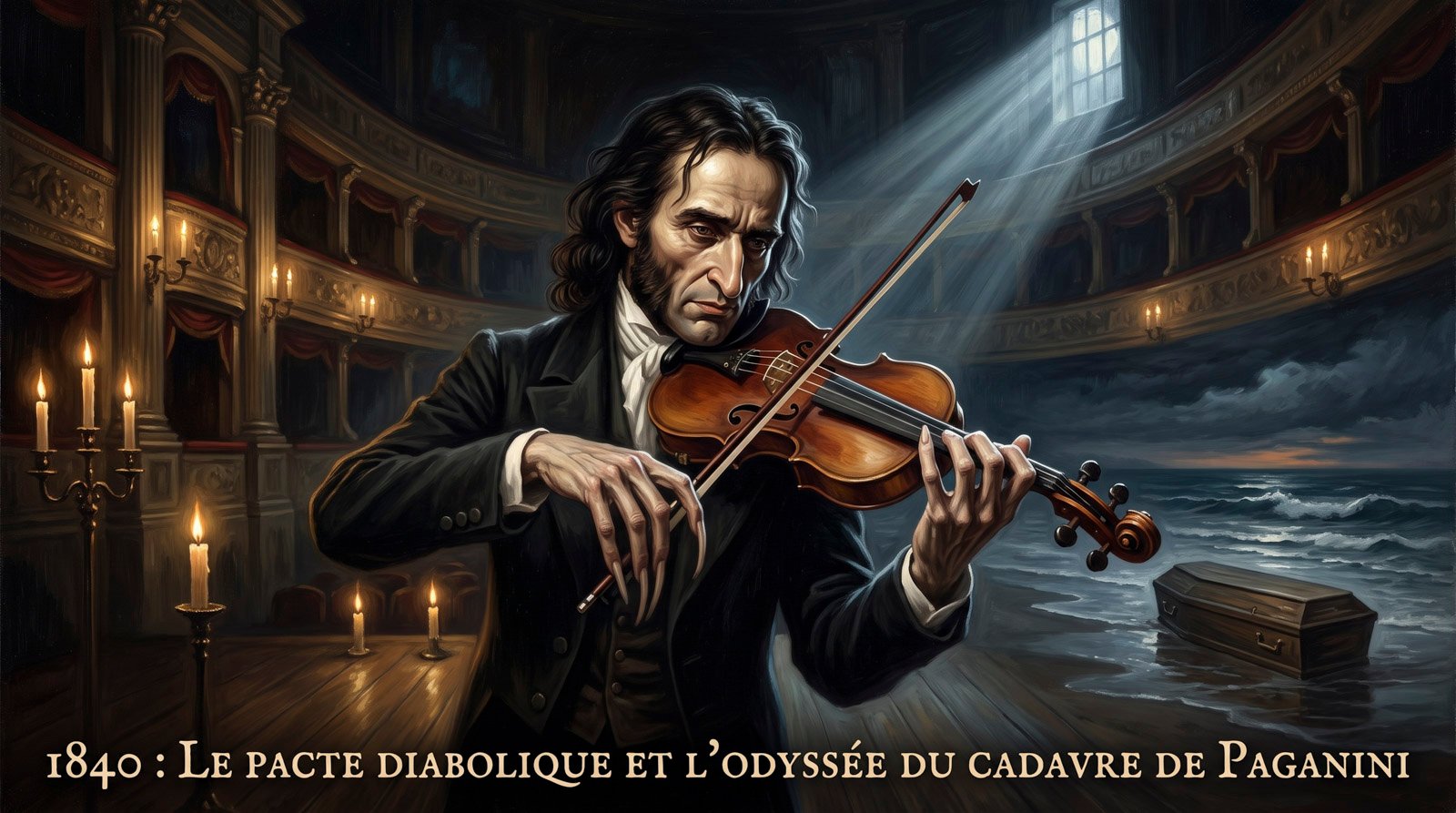 Niccolò Paganini : Le Virtuose Maudit dont l’Église Traqua le Cadavre pendant 36 Ans